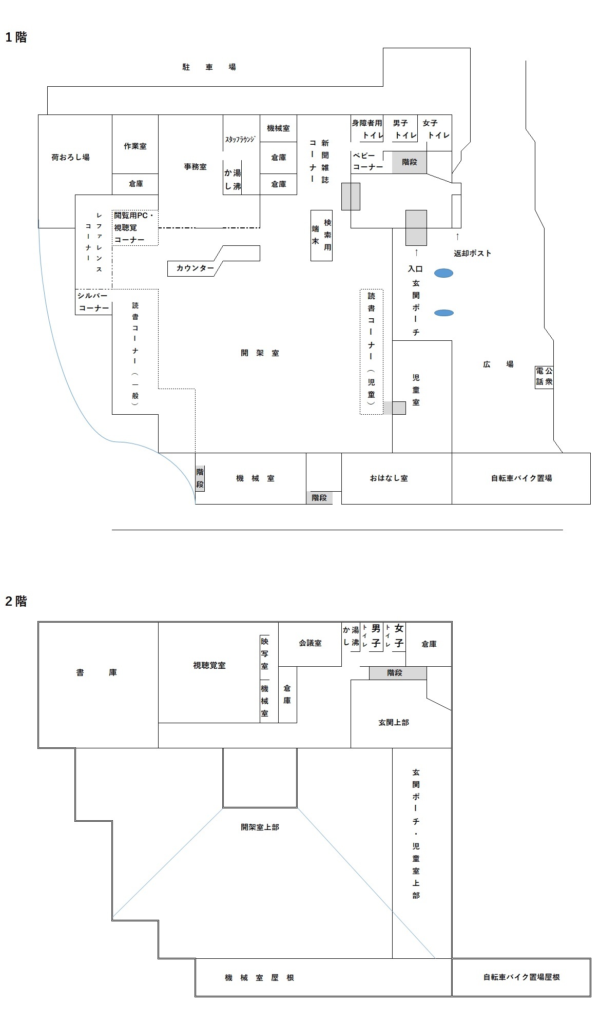 図書館の館内図